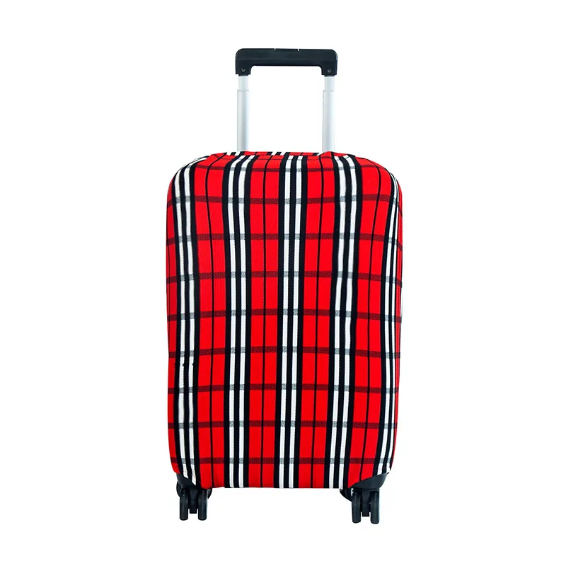 HJKL Толстый эластичный геометрический чемодан защитный чехол Модные мужские женские чемодан дорожная сумка на колесах накидка сумки для путешествий - Цвет: 3