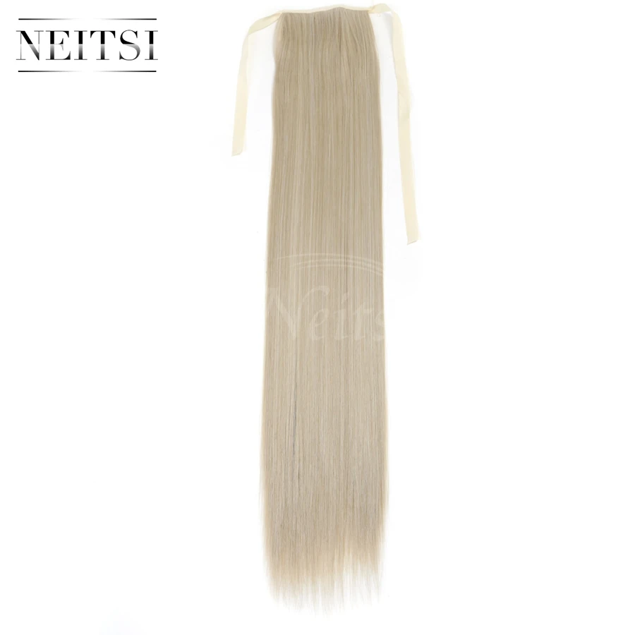 Neitsi 22 'ɱ шт. Прямой зажим для волос Cabelos Ponytail M24/613 цветной наращивание | Шиньоны