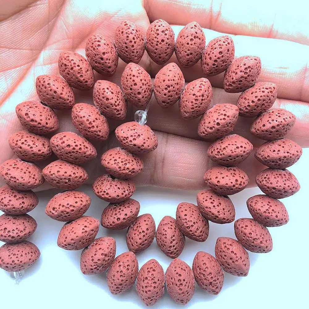 Natural White Red Pink Blue Green 4 6 8 10 12mm Shell Pine Stone Round  Loose Beads For Jewelry Making DIY Bracelet Necklace