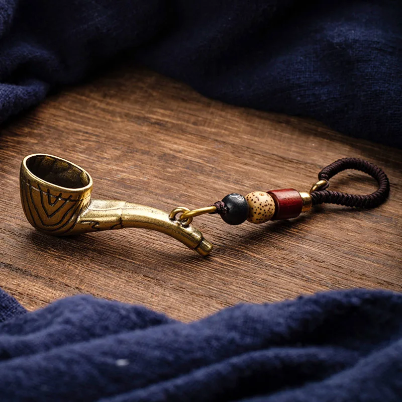  Tobacco Pipe Keyrings Pendants  (8)
