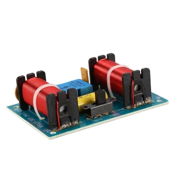 

Treble Bass 3 Way Frequency Divider Speaker Audio Crossover Filters Board DIY