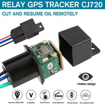 

NEW Car Relays GPS Tracker Car Shock Alarm GPS Locator Tracking Device Remote Control Anti-theft Monitoring Cut Off Oil Power