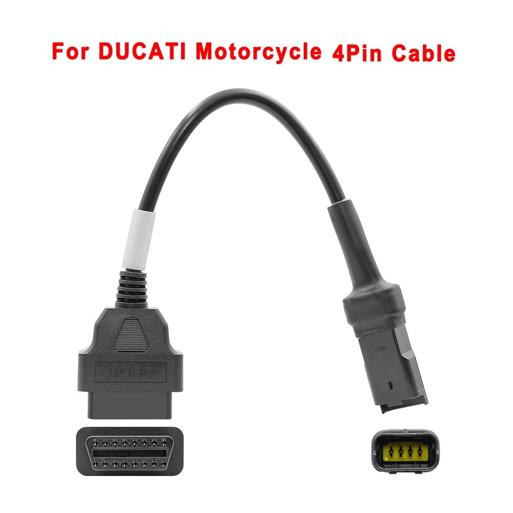 Motobike OBD2 Connector Motorcycle YAMAHA 3/4pin Harley HONDA 4/6pin Ducati /kawasaki Moto Extenstion Cable obd2 connector obd2 extension cable obd2 cable
