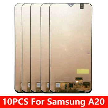 

10PCS/Lot 6.4'' LCD For Samsung A20 A205 SM-A205F A205FN LCD Display Touch Screen Digitizer Replacement for Samsung A20 display