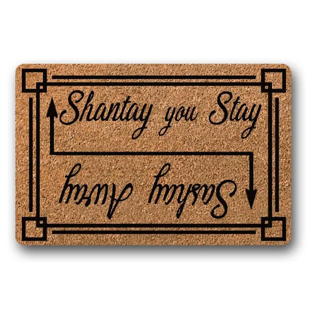 Забавный дверной коврик Sashay Away Shantay You Stay RuPaul's Drag Race подарок на новоселье приветственный 18x30 дюймов|Коврик| |