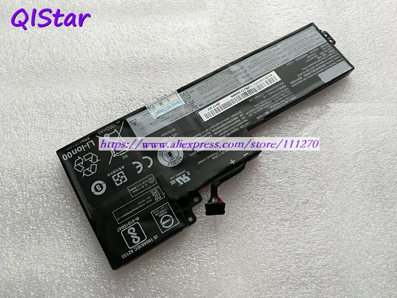 QISTAR 11,4 V 2100mAh подлинный 01AV489 SB10K97577 Аккумулятор для ноутбука lenovo ThinkPad T470 серии ThinkPad T570 серии