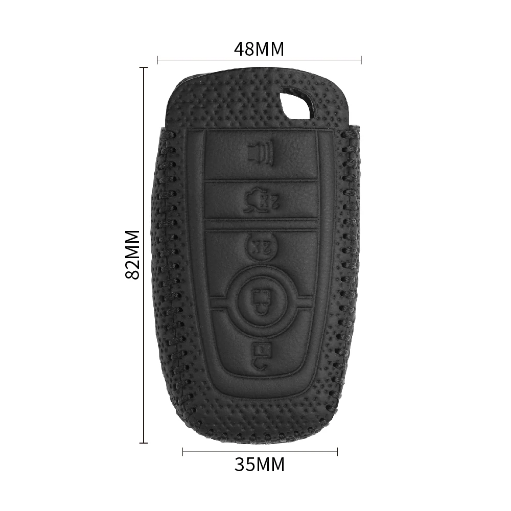 Чехол для ключа автомобиля F-150 F-250 F-350 F-450 F-550 Ecosport Edge Explorer Fusion S-MAX MUSTANG чехол без ключа брелок для ключей в виде ракушки брелок