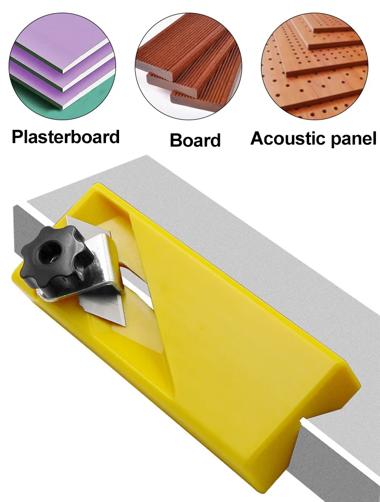 Planing Tool Hand Plane Plasterboard Gypsum Board Planing Tool Flat Square Drywall Side Chamfer