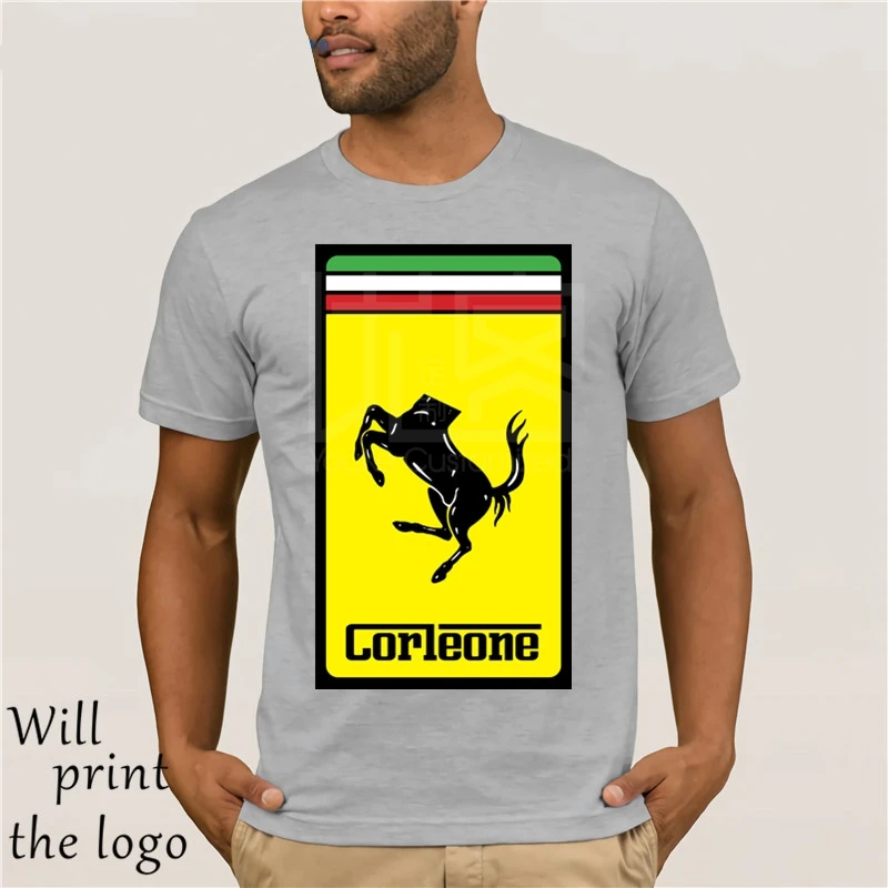 Футболка Il Padrino Corleone 2018 дизайнерская футболка Impressionante Modelli di Oro T Camicette Per Gli Uomini