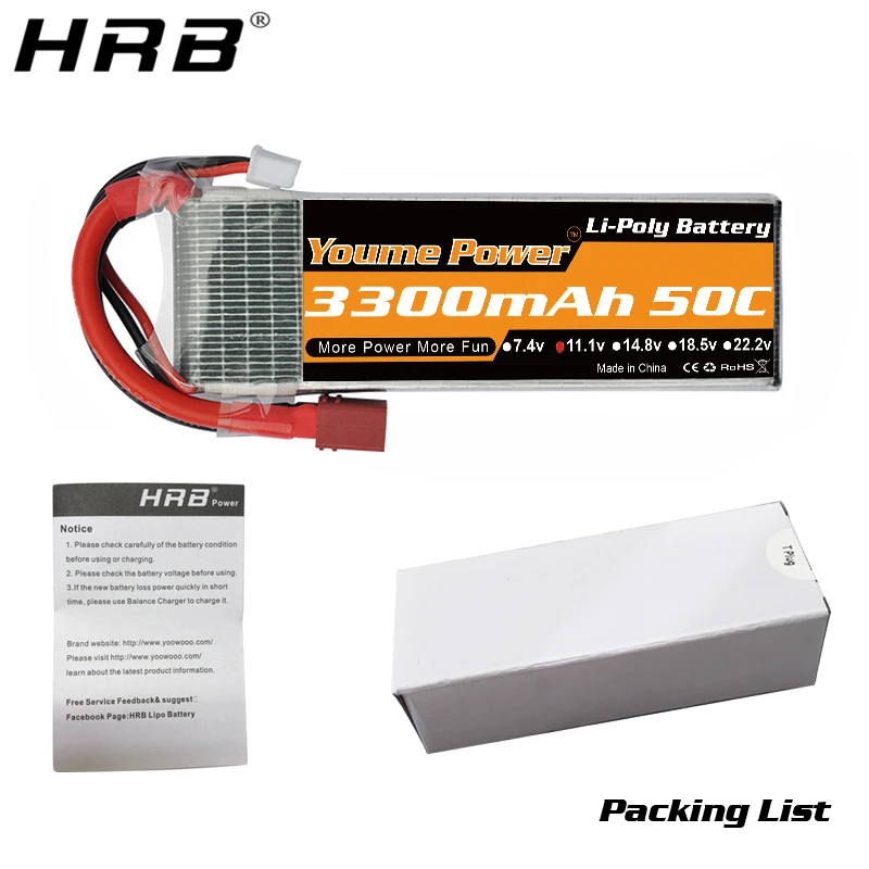 2 шт Youme Lipo батарея 3300mah 4500mah 5200mah 6200mah 6500mah T Deans EC5 XT90 3S 11 1 V 2S 7 4 4S 14 8 6S 22 RC