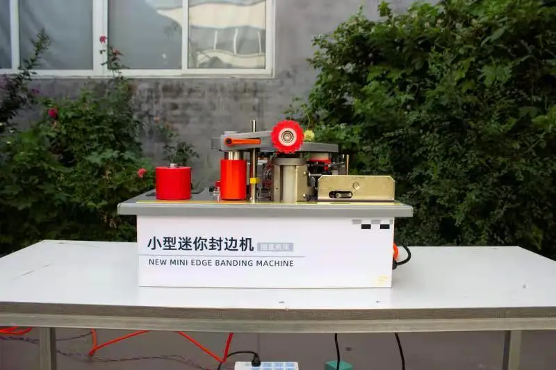 Woodworking portable edge banding machine home improvement mini 1200W can be used with saw table
