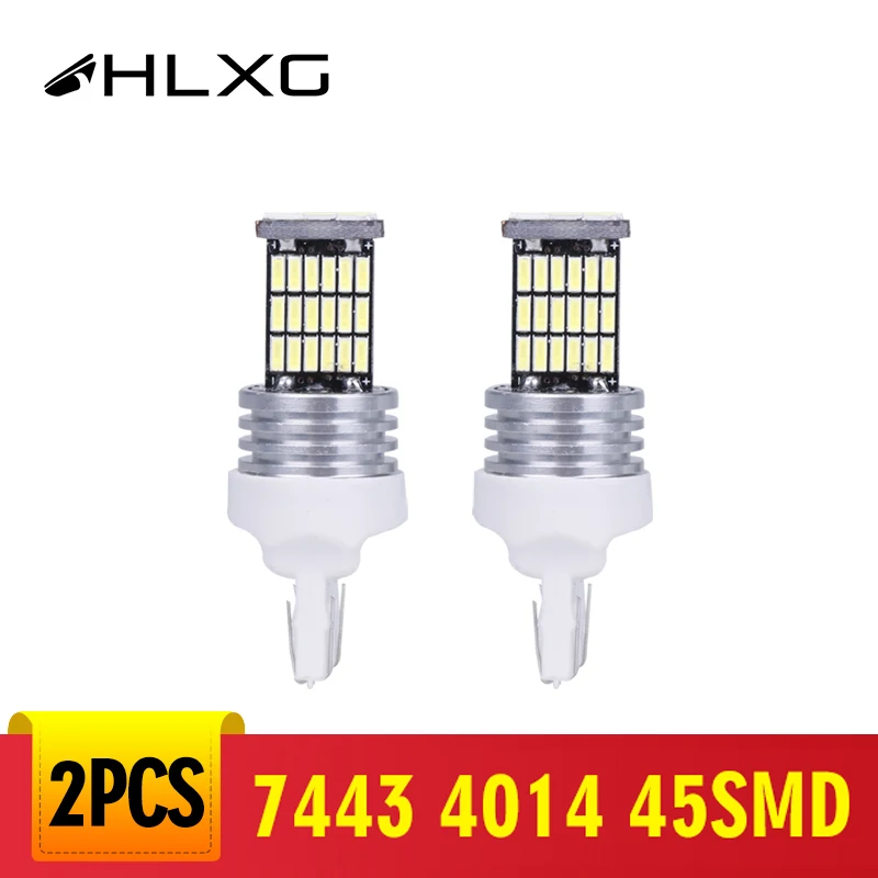 Hlxg T20 Led 7443 7440W21W W21/5 W WY21W указатель поворота люсис привело para auto для kia rio 3/touareg/touran