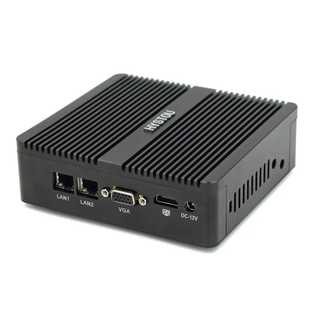 Заводская цена настольный сервер мини ПК без вентилятора celeron J1900 двойной lan