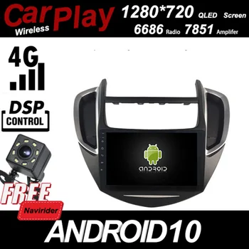 

Qled 1280*720 Screen Car Android 10 Player for Chevrolet Trax 2016 stereo Automotive Carplay Bluetooth GPS Radio Head Unit