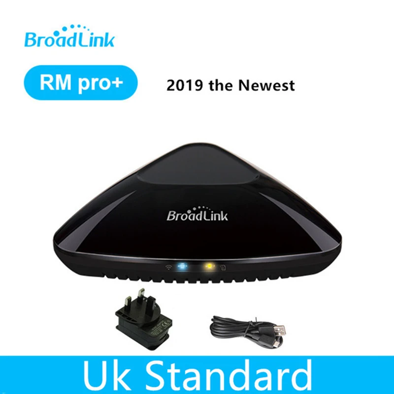 Broadlink Rm Pro+ EU Mini3 Slimme Domotica Wifi+ Ir Rf Universele afstandard для интеллектуального использования Ios Android - Цвет: RM PRO UK