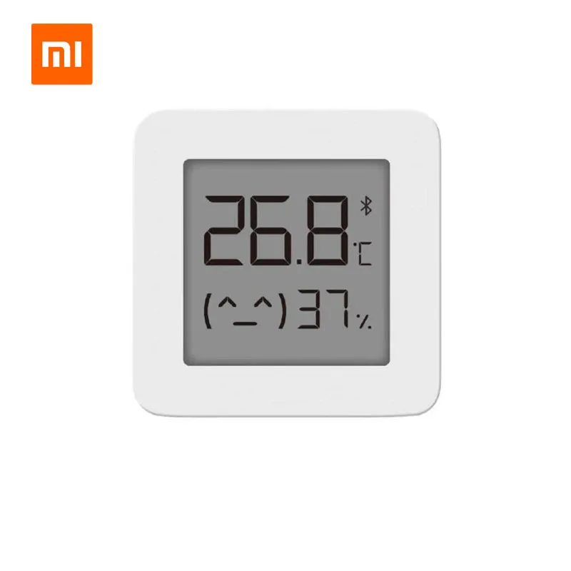 [Новейшая версия] Xiaomi Mijia беспроводной Смарт Bluetooth термометр 2 Электрический цифровой гигрометр термометр работает с приложением Mijia