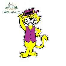 EARLFAMILY 13cm x 8.2cm for Top Cat Cartoon Kids Oem Funny Car Stickers Windshield Bumper Windows Bumper Trunk Truck Graphics