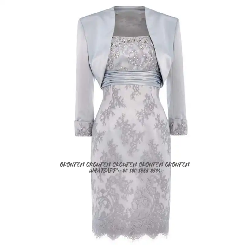 silver short jacket for wedding