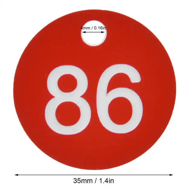 50 db Beehive Tags Abs Kerek Számozott Jelcímkék Lyukállat -Tartozékok Red Bee Párzási Doboz - Image 4