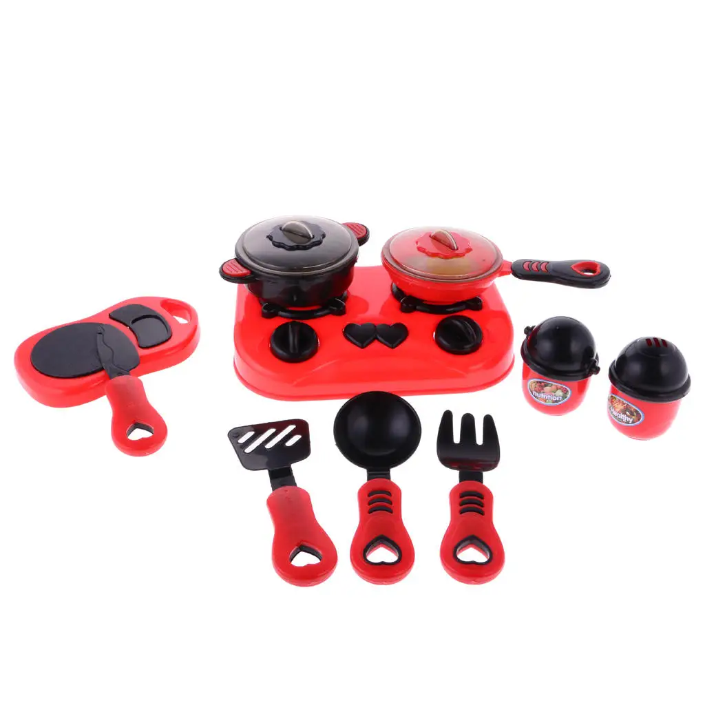 Children's Kitchen Pans Pots Cookware Pretend Play Children Role Play