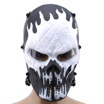 

2020 TPR+ riot PC Masks Phantom Military Tactical Wargame Paintball Airsoft Skull Warrior Full Face Mask toys for children