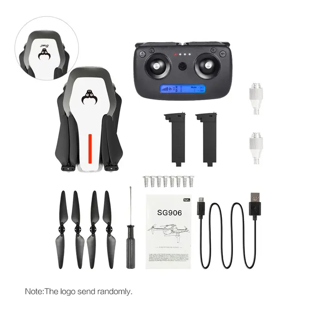 $US $84.89 SG906 GPS 5G WIFI FPV Foldable 4K Selfie Camera RC Drone RTF w/ 2*Batteries