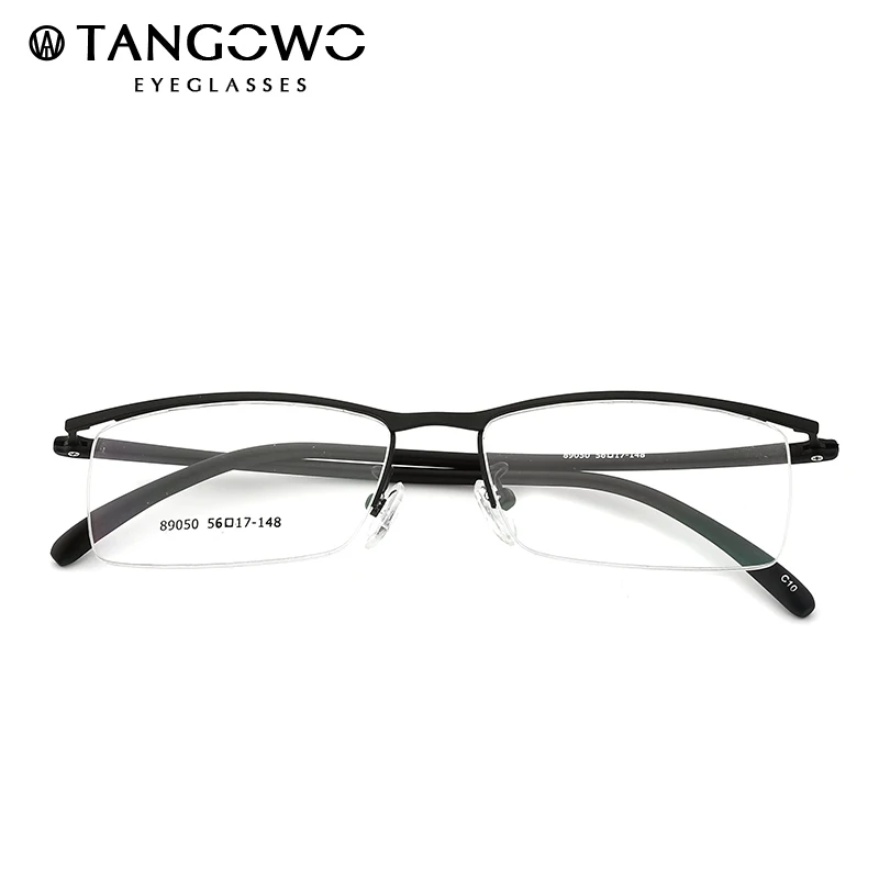 

TANGOWO Mens Alloy Retro Prescription Eyewear Vintage Glasses Men Eyewear Mens Spectacles Frame Eyeglasses Men Glasses Frame