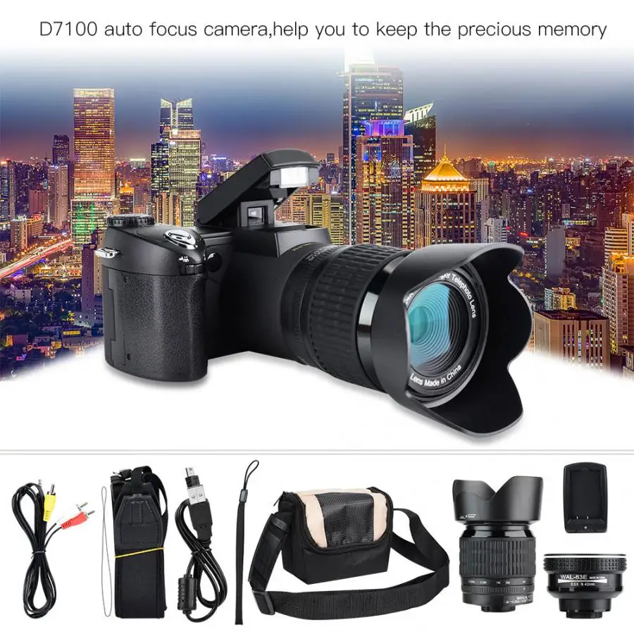 Digital Camera HD  33MP 3inch LCD 24X ZOOM LED Digital DSLR Camera Photo Camcorder Camera Profissional  Camera 24X Optical Zoom
