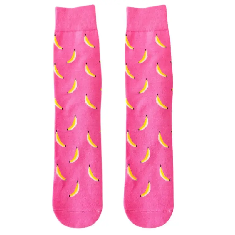 MR Новые рождественские носки harajuku calcetines mujer, модные женские длинные хлопковые носки с принтом еды - Цвет: MR