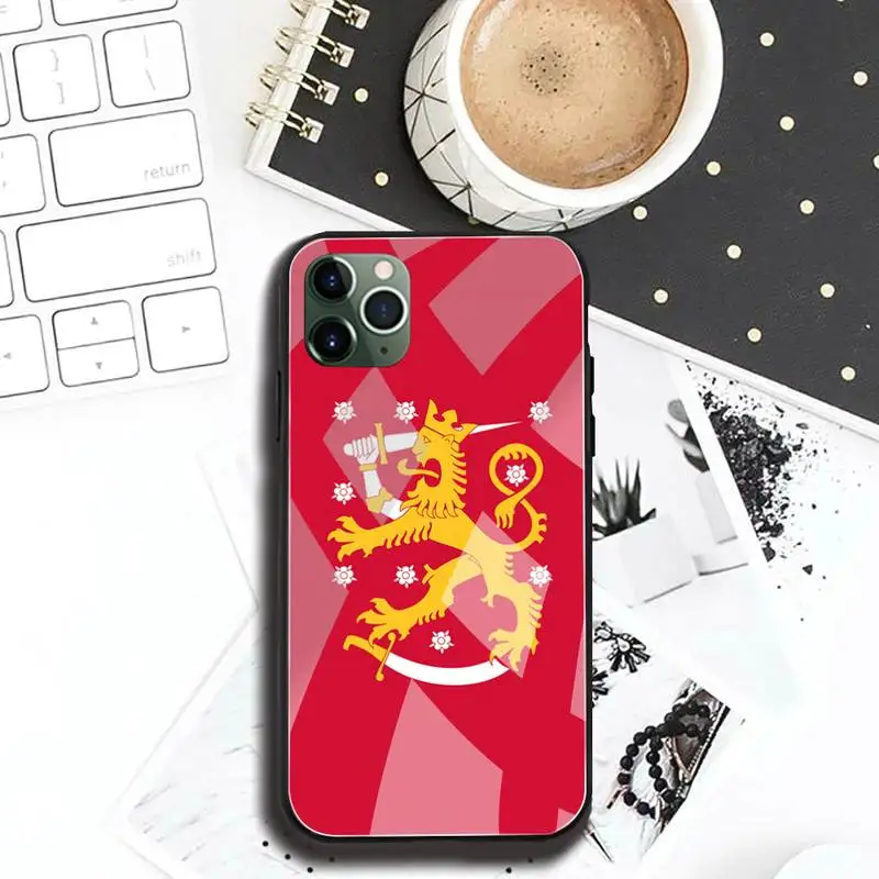 Serbia Úc Phần Lan Cờ Ốp Lưng Điện Thoại Kính Cường Lực Cho iPhone 12 Max Pro Mini 11 Pro XR XS MAX 8X7 6S 6 Plus SE 2020 Ốp Lưng iphone silicone case Cases For iPhone