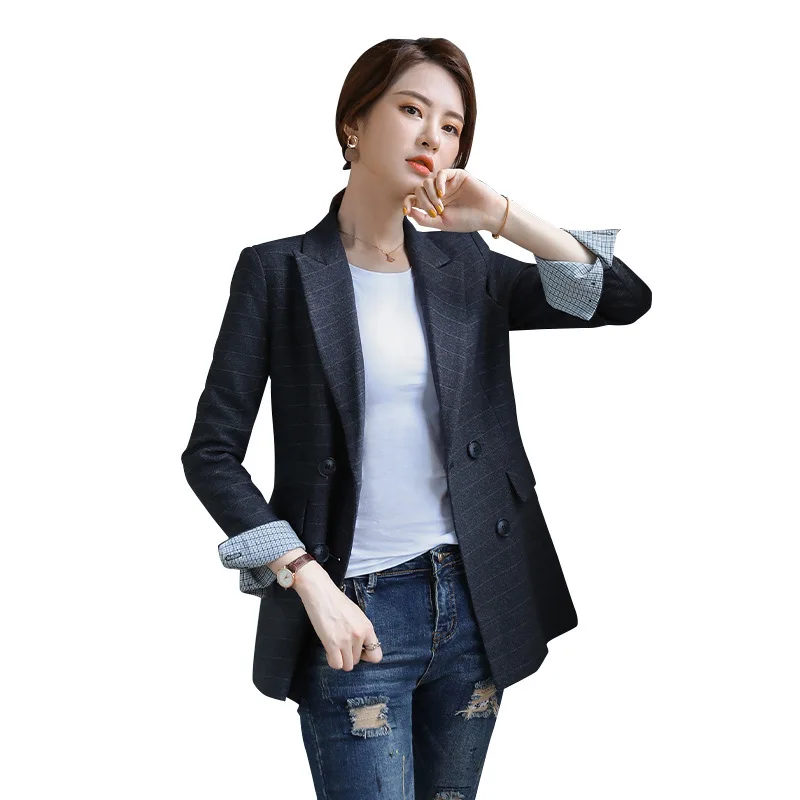 Discount Professional women's suit 2020 Korean version of new high quality ladies office blazer Female Slim-fit jacket high quality