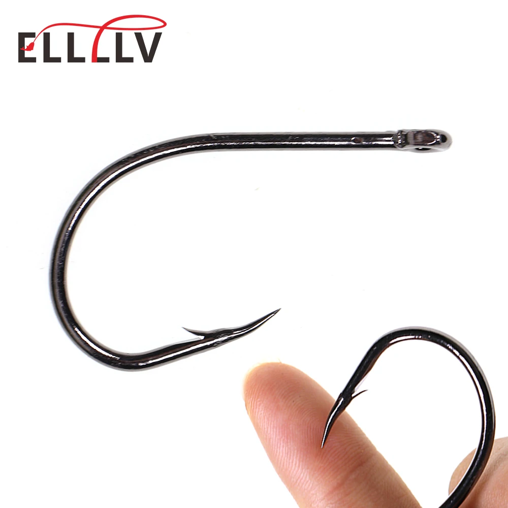 1Pack 3X Faultless O'shaughnessy Fishing Hook Barbed Fish Hooks for  Freshwater Saltwater Fishing Barbed Hook