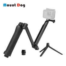 3 способа селфи палка Ручка водонепроницаемый монопод для Gopro Hero 5 6 4 черный SJ4000 для Xiaomi Yi 4K Спортивная камера штатив Стенд