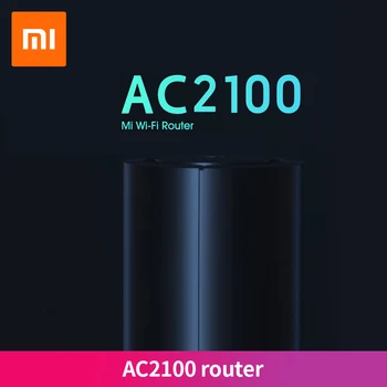

100% Original Xiaomi AC2100 Router 1733Mbps WiFi Repeater Gigabit Ethernet Port 2.4G 5G WiFi APP Control 128Mb Mi WiFi Router