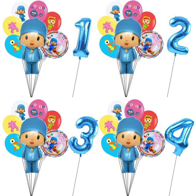 POCOYO PARTY SUPPLIES DECORATION BALLOONS BANNER TABLE COVER THEME