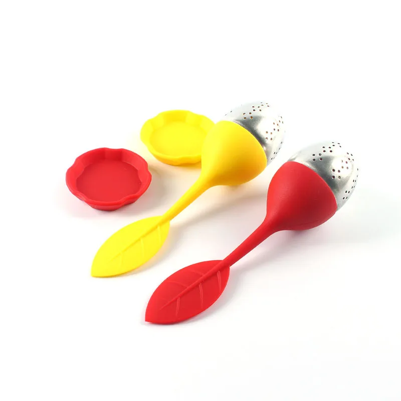 

Manufacturers Currently Available 304 Stainless Steel Silica Gel Leaves Tea Strainer Portable Tea Making Device Tea Leaf Filter
