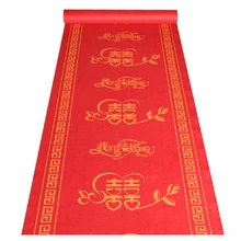 Китайская классическая горячая штамповка красный ковер 2 мм выставочный зал Отель Свадьба Бизнес Китайский классический красный ковер для свадьбы