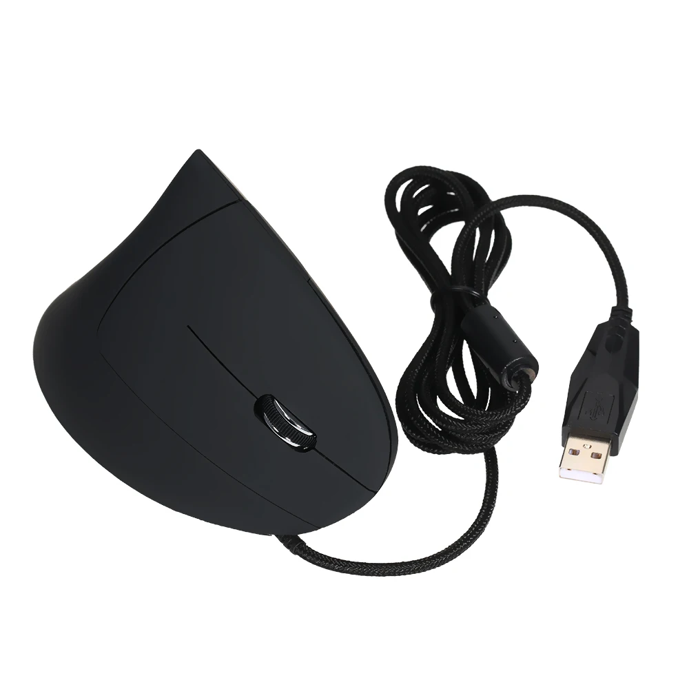 Регулируемая 800/1200/2000/3200 Точек на дюйм 5 вертикальный Мышь USB эргономичная оптическая мышь для кнопок Проводная Мышь s для Mac ноутбука ПК