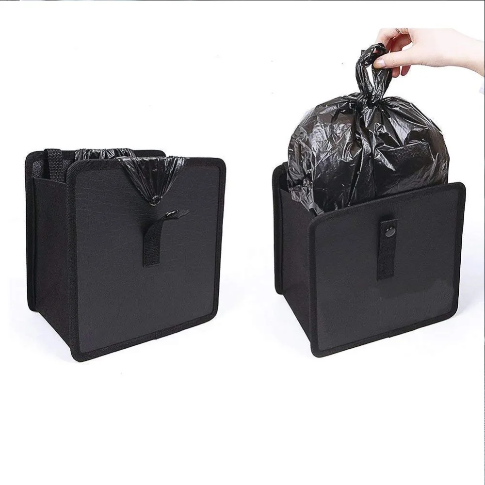 Details about   Hanging Car Trash Bag Can Premium Waterproof Litter Garbage Bag Organizer 1.85 G 