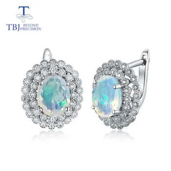 

Diana Style opal earring,top quality 2.5ct Ethiopia Opal gemstone fine jewelry 925 sterling silver tbj promotion