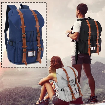 

Large Capacity Travel Backpack Multi Pocket Oxford Cloth Top Handle Zipper Multifunctional Cycling Camping Laptop Hiking Bag #2