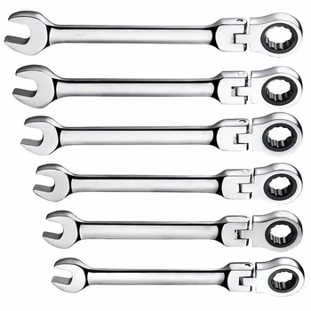 

Gearwrench SAE Metric Flex Head Polished Ratcheting Combination Wrench Any Size Ratchet Wrench