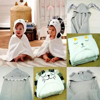 

Unisex Baby Blanket Soft Cartoon Animal All Seasons Print Baby Swaddles Home Bath Towel Pattern