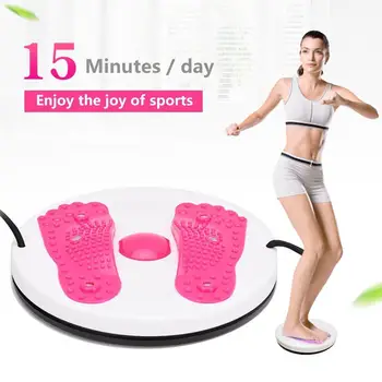 

Multi-functional Slim Waist Machine Belt Pull Rope Magnetic Twist Waist Fitness Twister Exercise Waist Disc Music U0G3
