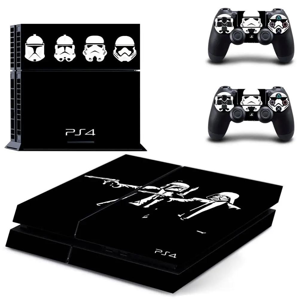 GYTM1314 Звездные войны PS4 наклейка s Play station 4 кожа наклейки для playstation 4 PS4 консоли и контроллера Скины Виниловые - Цвет: GYTM1314