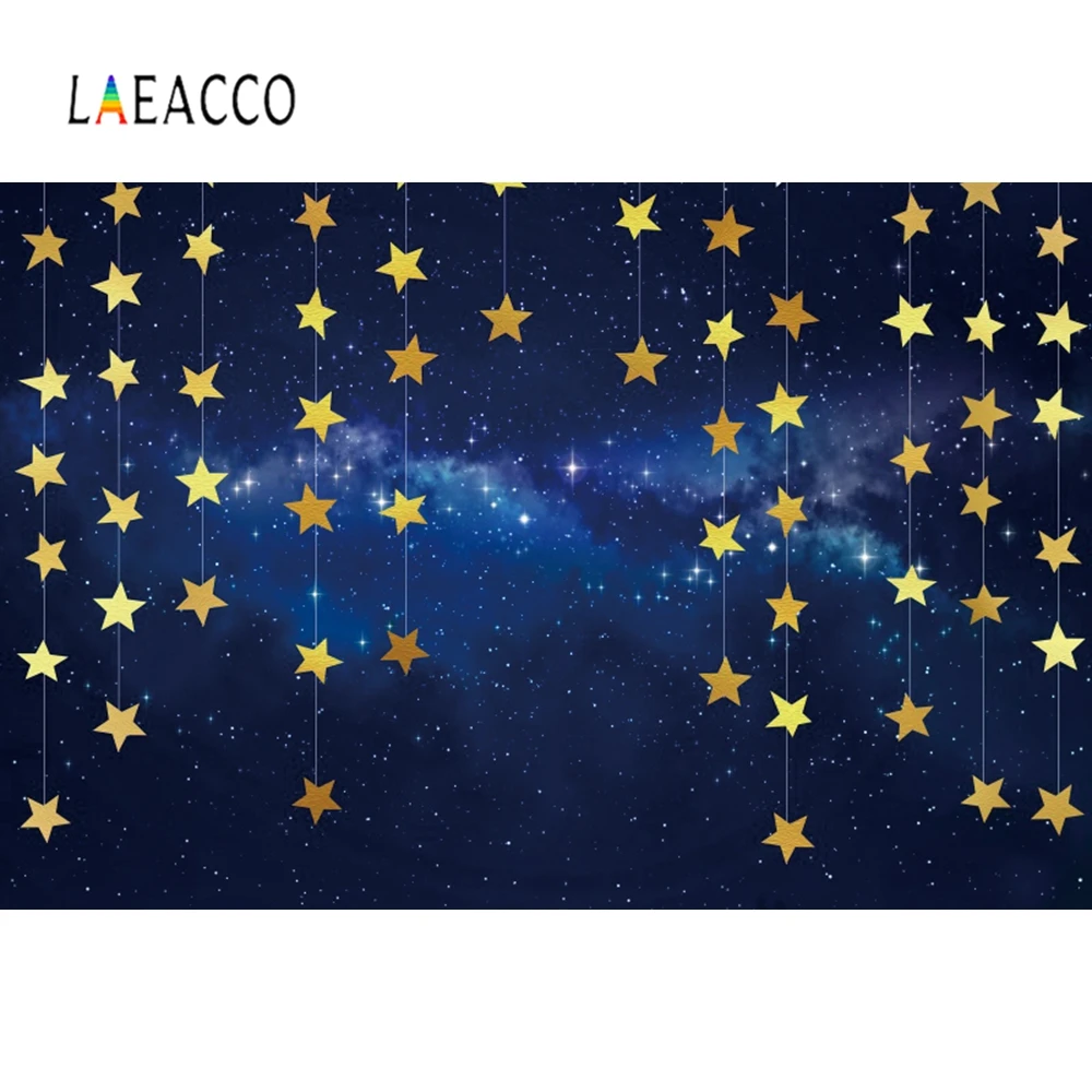 Laeacco звездное небо фон пространство для фотосъемки с изображением блестящих