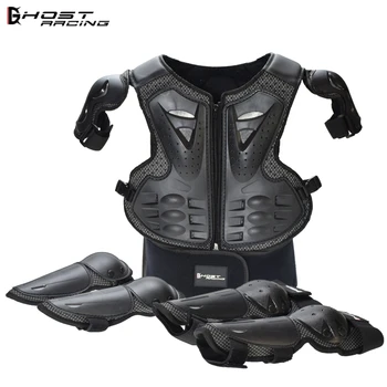 

GHOST RACING Motorcycle Children Armor Protection Set 5-13 Age Kids Skateboard Snowboard Ski Roller Sports Full Body Protector