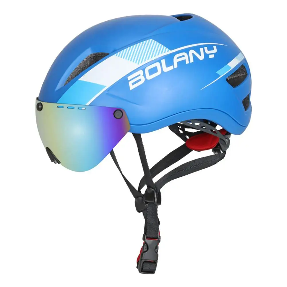 New Cycling Helmet Ultralight Windproof Magnetic Glasses Insect Net Integrally-molded MTB Double-layered Bicycle Helmet