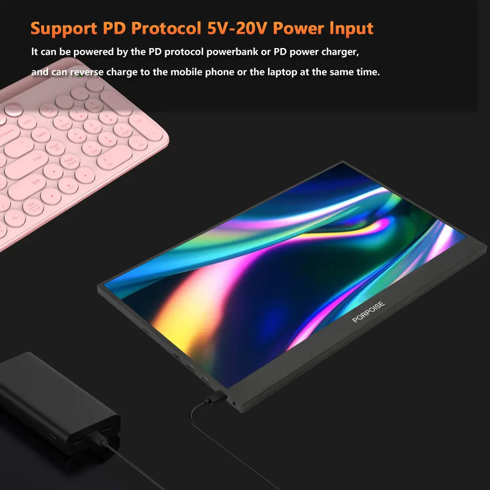 PORPOISE-17.3 ġ USB 3.1 c ũ ޴ , ڽ ȭ ȭ   Ʈ LCD ÷