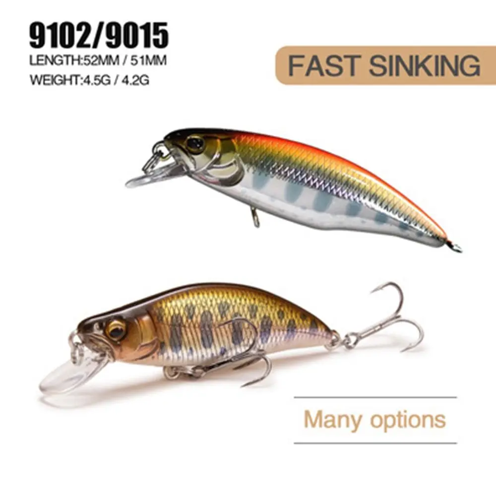 1pc 4 2g 4 5g Mini Minnow Wobblers Floating Fishing Lures Minnow 